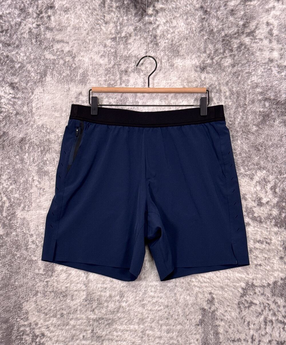 Ten Thousand The Interval Shorts Large Mens Blue 7" Unlined